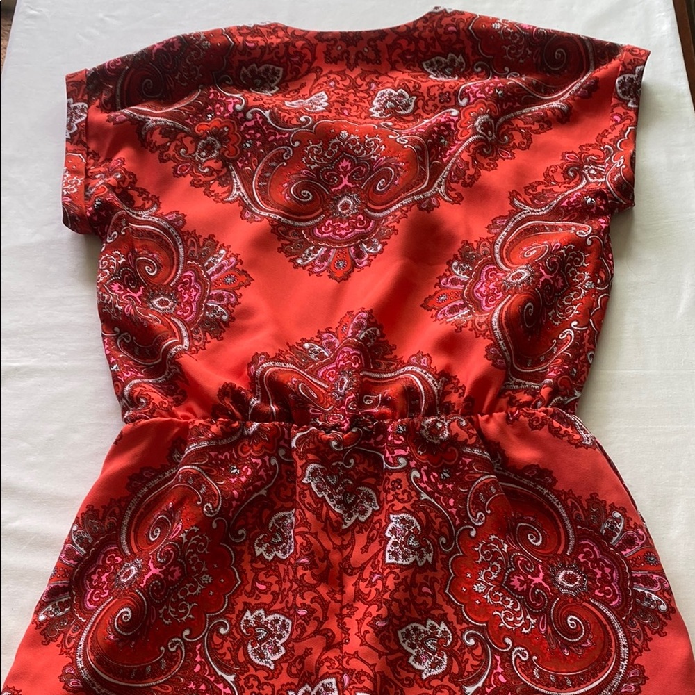 Banana Republic Red Sleeveless Sundress - Picture 4 of 10